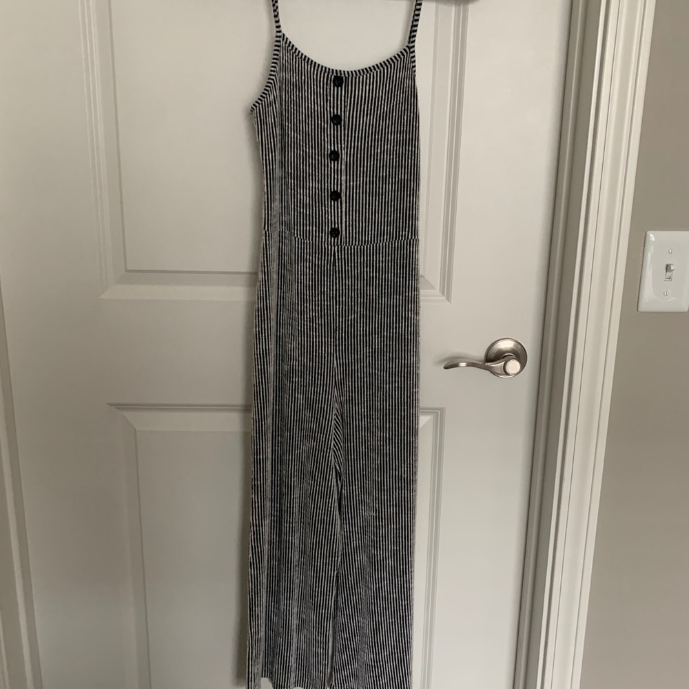 Striped jumpsuit